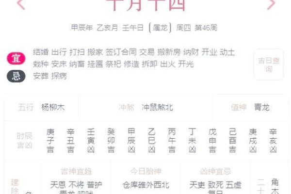 2024年1月1日老黄历，吉日查询