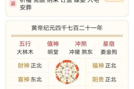 2024年1月1日老黄历，吉日查询
