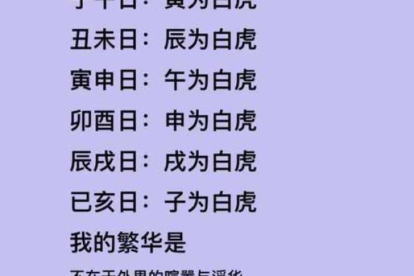 每日白虎方位吉凶
