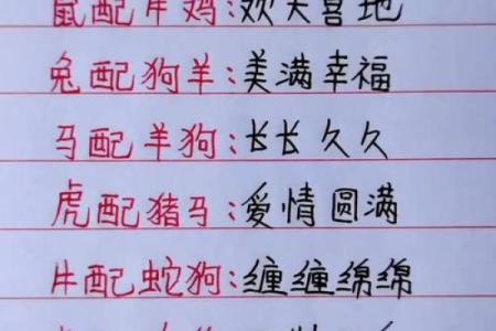 姓名婚姻缘分配对