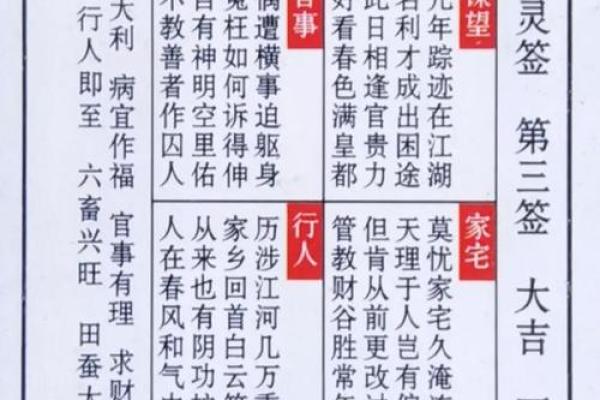 超准的灵签