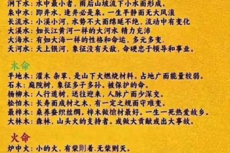 算命里缺什么五行属性