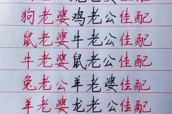 夫妻最好的属相配对
