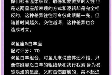 狮子座二区与双鱼座二区的星座配对