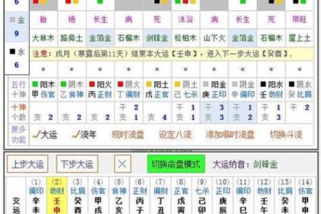 八字排盘图解