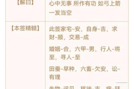 观音签第七十签解婚姻