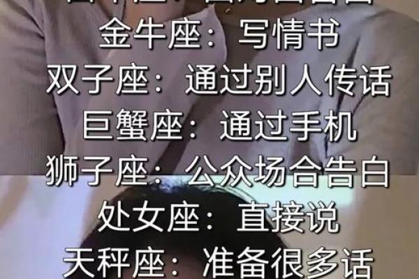 攻略，跟12星座表白前的必做功课