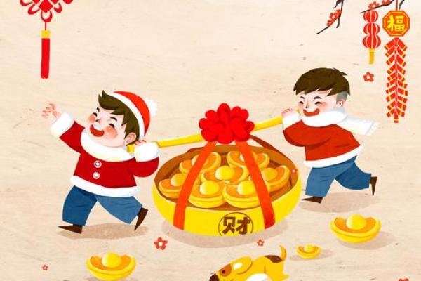 迎财神放鞭炮