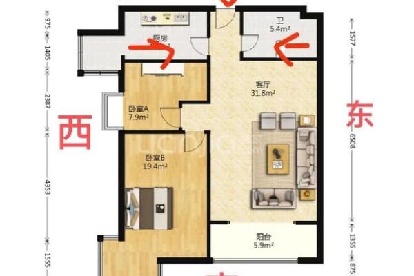 房子的好户型风水图