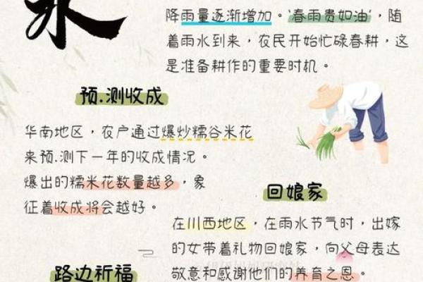 雨水的民俗活动 雨水的由来简介