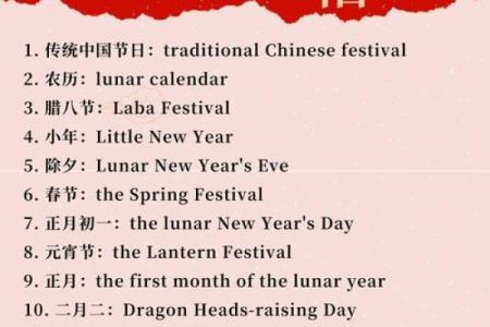 春节的英文 春节的节日习俗