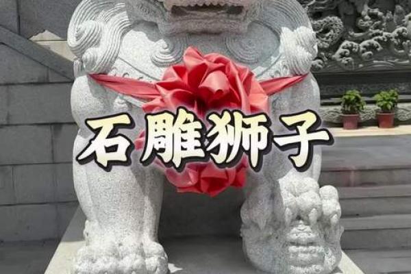 摆放狮子在大门风水起到招财作用