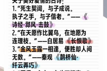 寻找有情人姓名配对 寻找有情人的诗句？
