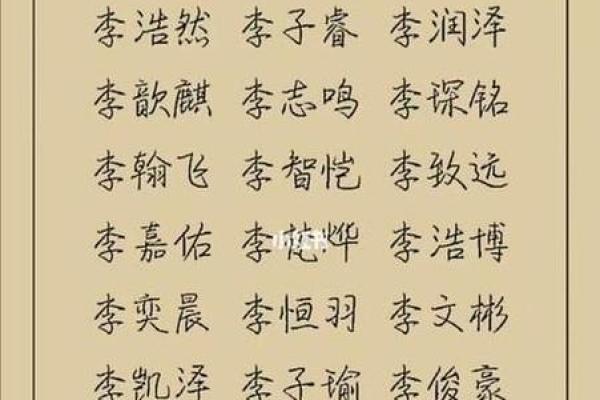 女孩取名按字辈算命