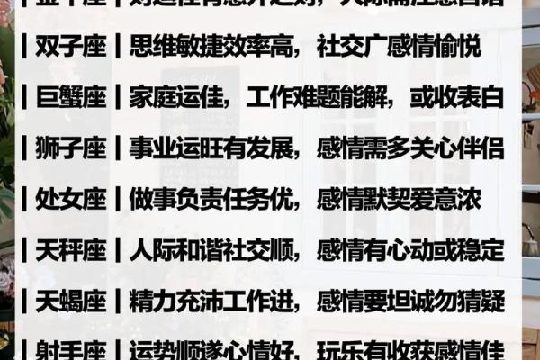 五一节后，十二星座运势大改变