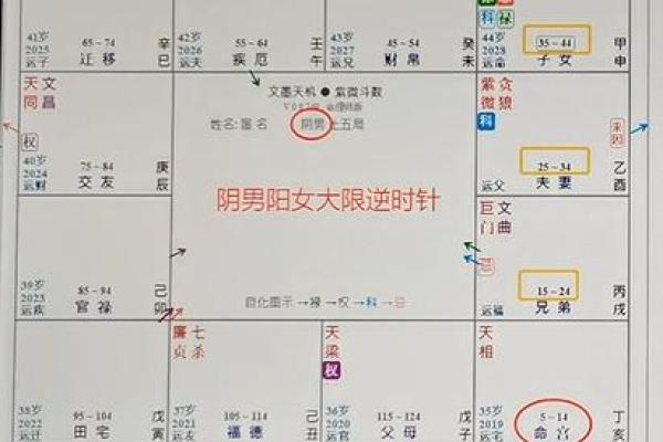 紫薇斗数计算小限