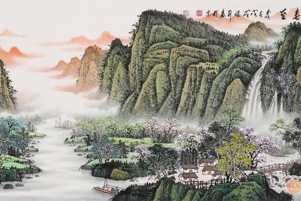 名人与风水_山水画里面有人物适合挂客厅吗