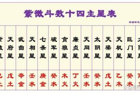紫薇斗数主星择业