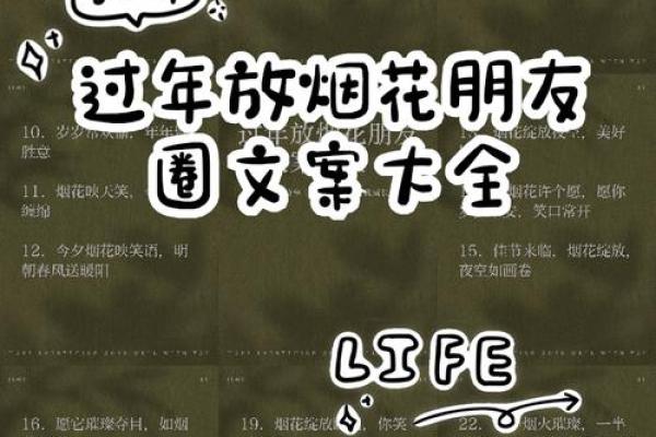 烟花文案朋友圈八字