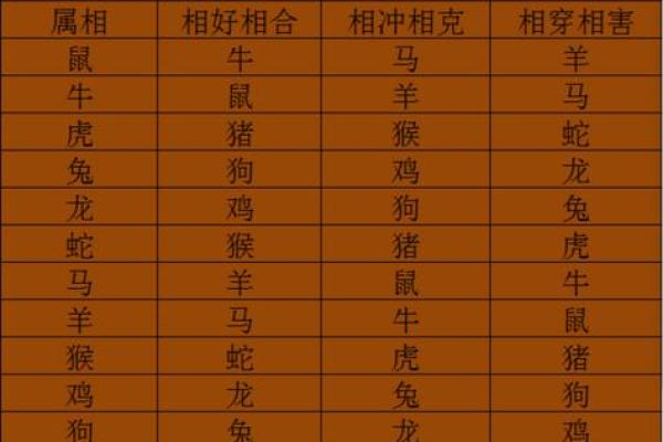 最准的12生肖配对表男龙女兔马 属相婚配男龙女兔