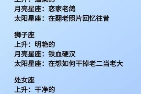 星座排名大全