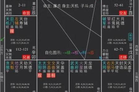 紫薇斗数看财运方位