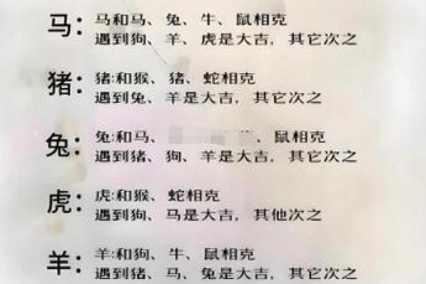 十二生肖配对表 夫妻属相相生相克表