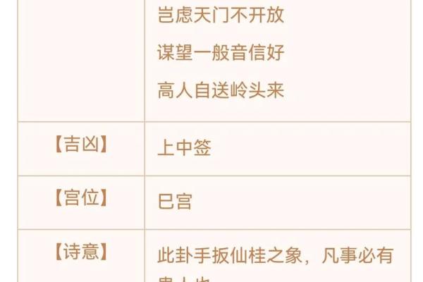 解观音灵签5