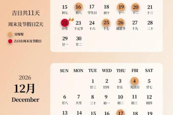 年尾结婚吉日查询表格 年尾有什么好日子结婚？