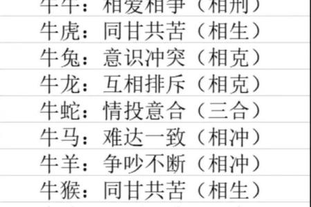 1997年属什么生肖配对