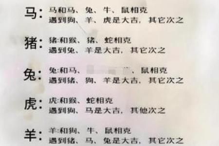 十二生肖配对表 夫妻属相相生相克表