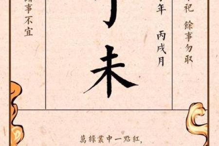 丁在八字