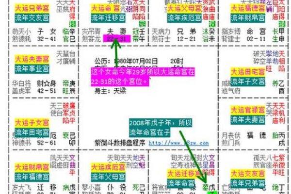 台湾紫微斗数小限派 紫微斗数小限排盘？