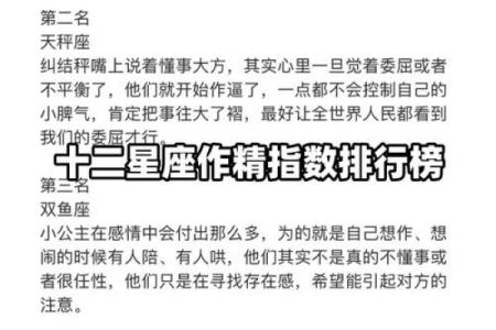 哪些星座最容易离婚？排名揭晓！