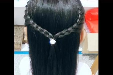 12星座11岁小孩怎么扎头发才好看