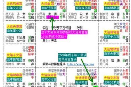 台湾紫微斗数小限派 紫微斗数小限排盘？