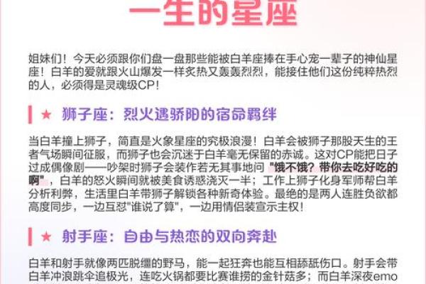 白羊男最宠哪个星座女孩 白羊男最宠哪个星座女孩子
