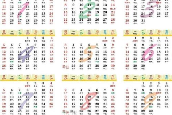 2015年6月份日历及生肖吉日