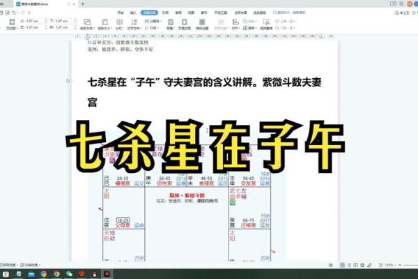 紫薇斗数单守什么意思