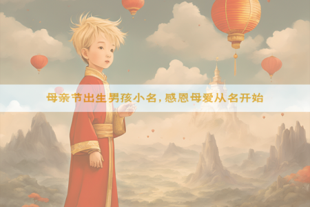 2021年母亲节出生的男孩起什么名字好？姓名