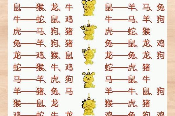 最准的12生肖配对表