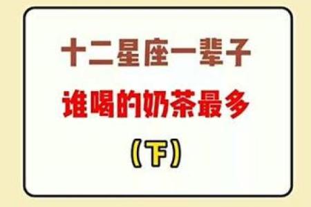 十二星座奶茶名字