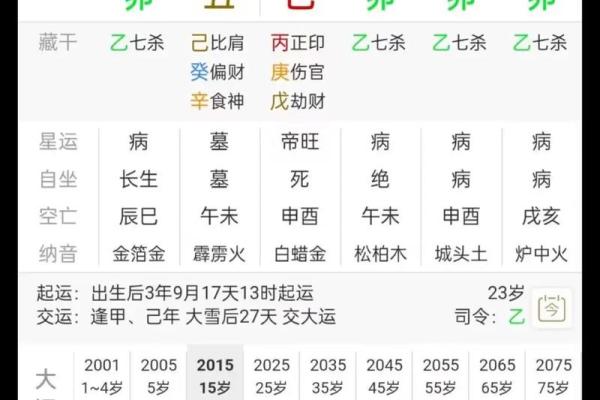 四柱八字讲解大全