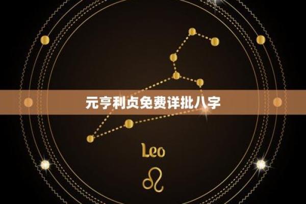 元亨利贞八字排盘