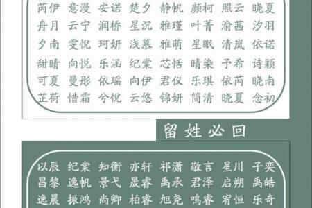 生辰八字其名