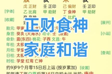 八字中的正财