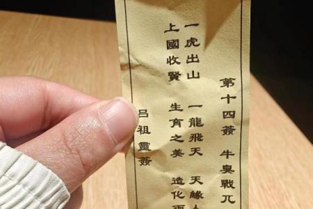 吕祖灵签10签解签