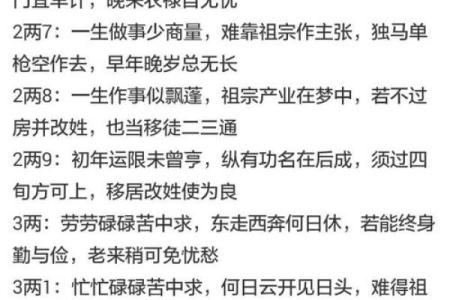 骨格算命表,生辰八字算命斤两
