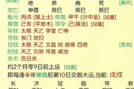 八字看天干