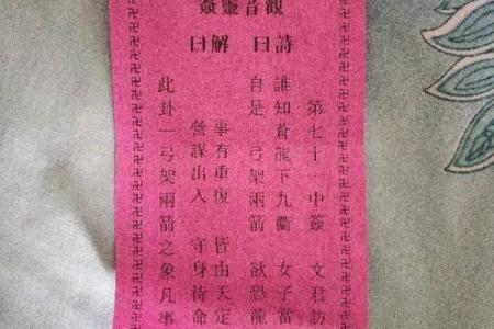 观音灵签第28签求学业